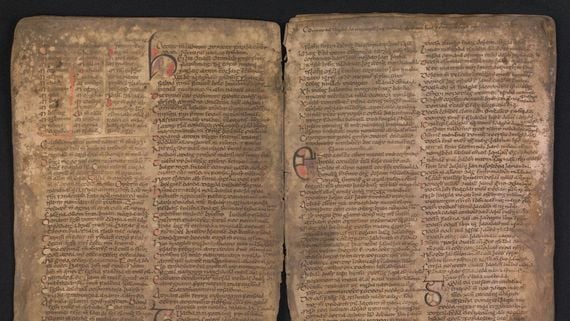 Text from "The Book of Leinster". Text from "The Book of Leinster".