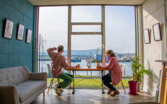The Dingle Hub, overlooking Dingle Harbour. The Dingle Hub, overlooking Dingle Harbour.
