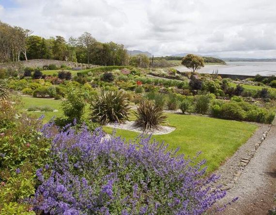 The garden at Lissadell House, County Sligo. The garden at Lissadell House, County Sligo.