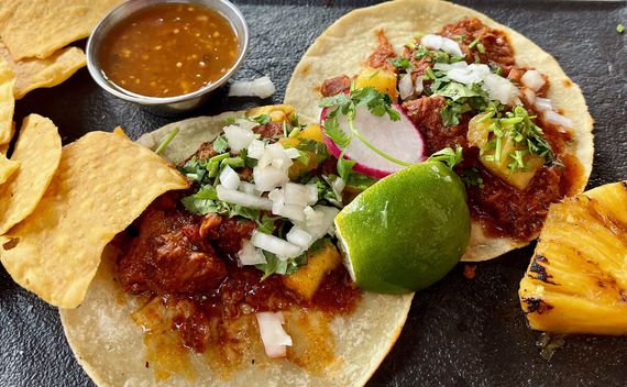 The al pastor tacos at Tac/Quila restaurant in Palm Springs are life changing The al pastor tacos at Tac/Quila restaurant in Palm Springs are life changing