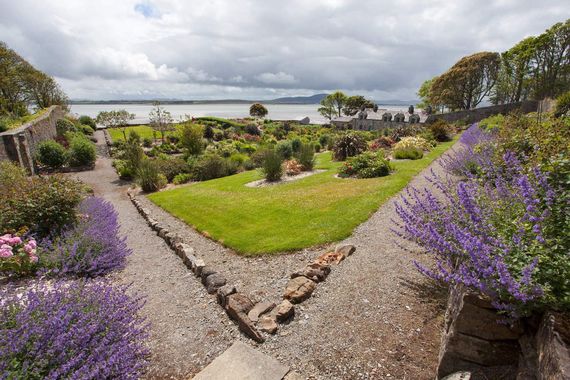 A view of the sea from Lissadell House. A view of the sea from Lissadell House.