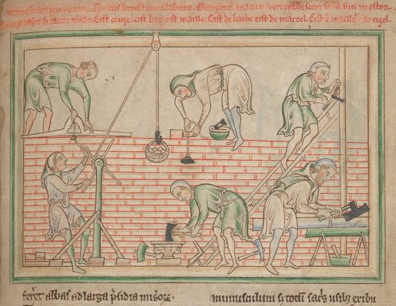 Everyday life is illustrated in the book of St. Albans.