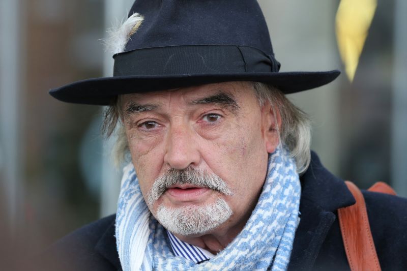 October 12, 2020: Ian Bailey leaving the Central Criminal Courts as The High Court has rejected a third attempt by French authorities to extradite Ian Bailey for the murder of Sophie Toscan du Plantier. (RollingNews.ie)