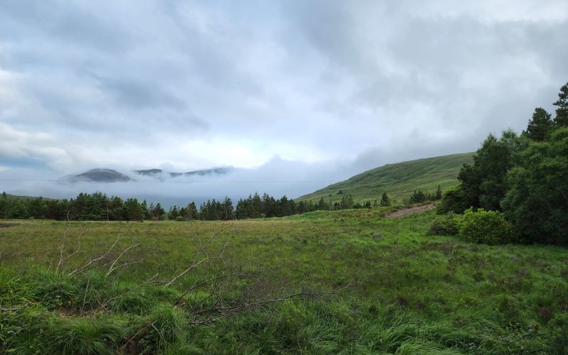 Clouds hang over the mountains surrounding Delphi. IrishCentral