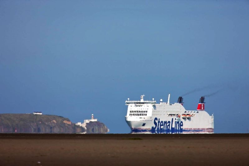 A Stena Line ferry coming into Dublin. (Ireland's Content Pool)