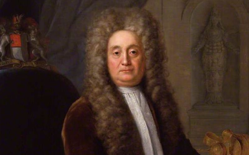 A 1736 portrait of Sir Hans Sloan by Stephen Slaughter. (Public Domain)