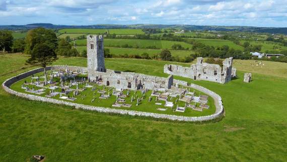 Hill of Slane, County Meath. Hill of Slane, County Meath.