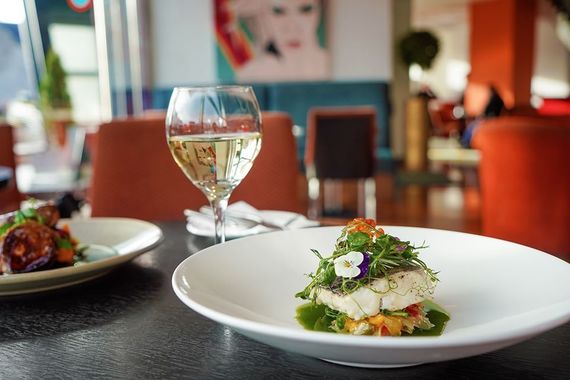Dining out at Glasshouse Restaurant, Sligo. Dining out at Glasshouse Restaurant, Sligo.