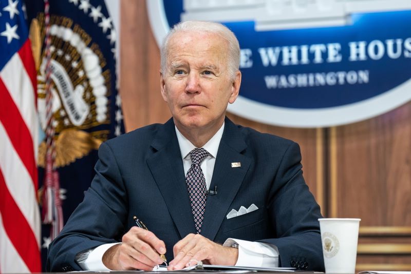 June 17, 2022: President Joe Biden attends a Major Economies Forum on Energy and Climate in the South Court Auditorium in the Eisenhower Executive Office Building at the White House. (Official White House Photo by Adam Schultz)