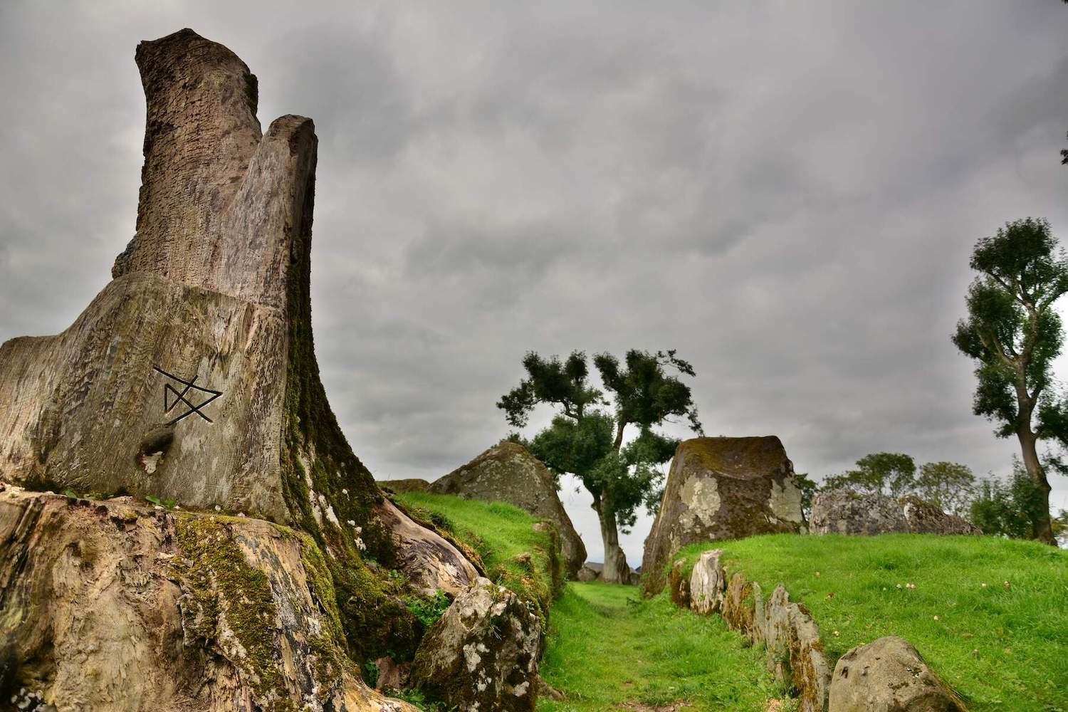 The Grange Stone Circle in Lough Gur, County Limerick. The Grange Stone Circle in Lough Gur, County Limerick.