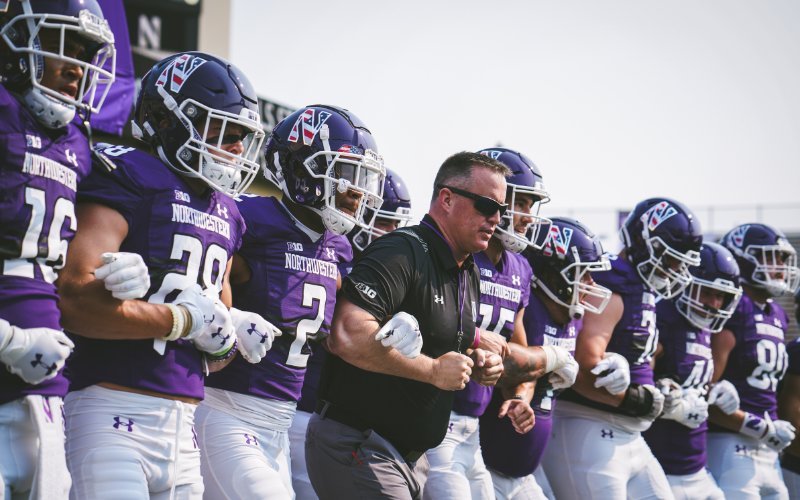 Northwestern Wildcats and Coach Fitz