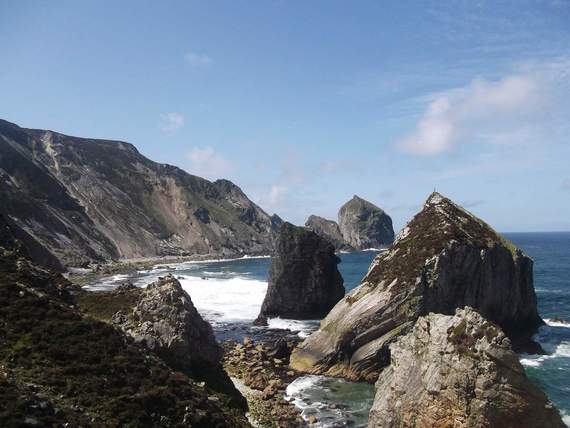 Tent Stack, at Glenlough Bay, County Donegal. Tent Stack, at Glenlough Bay, County Donegal.