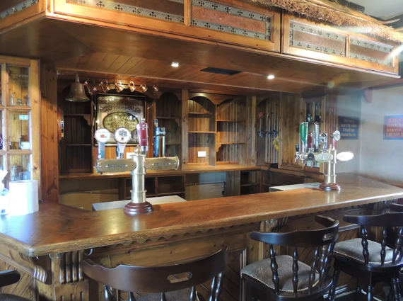 The bar in The Red Fellas Bar, in Crossmaglen, County Armagh. The bar in The Red Fellas Bar, in Crossmaglen, County Armagh.