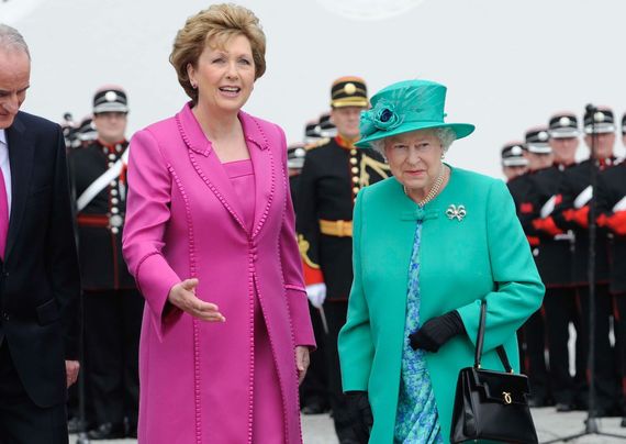 President Mary McAleese and Queen Elizabeth II in Ireland in 2011. (RollingNews.ie)