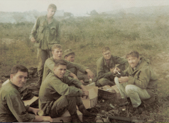 The real life Chick Donohue with his buddies in Vietnam The real life Chick Donohue with his buddies in Vietnam