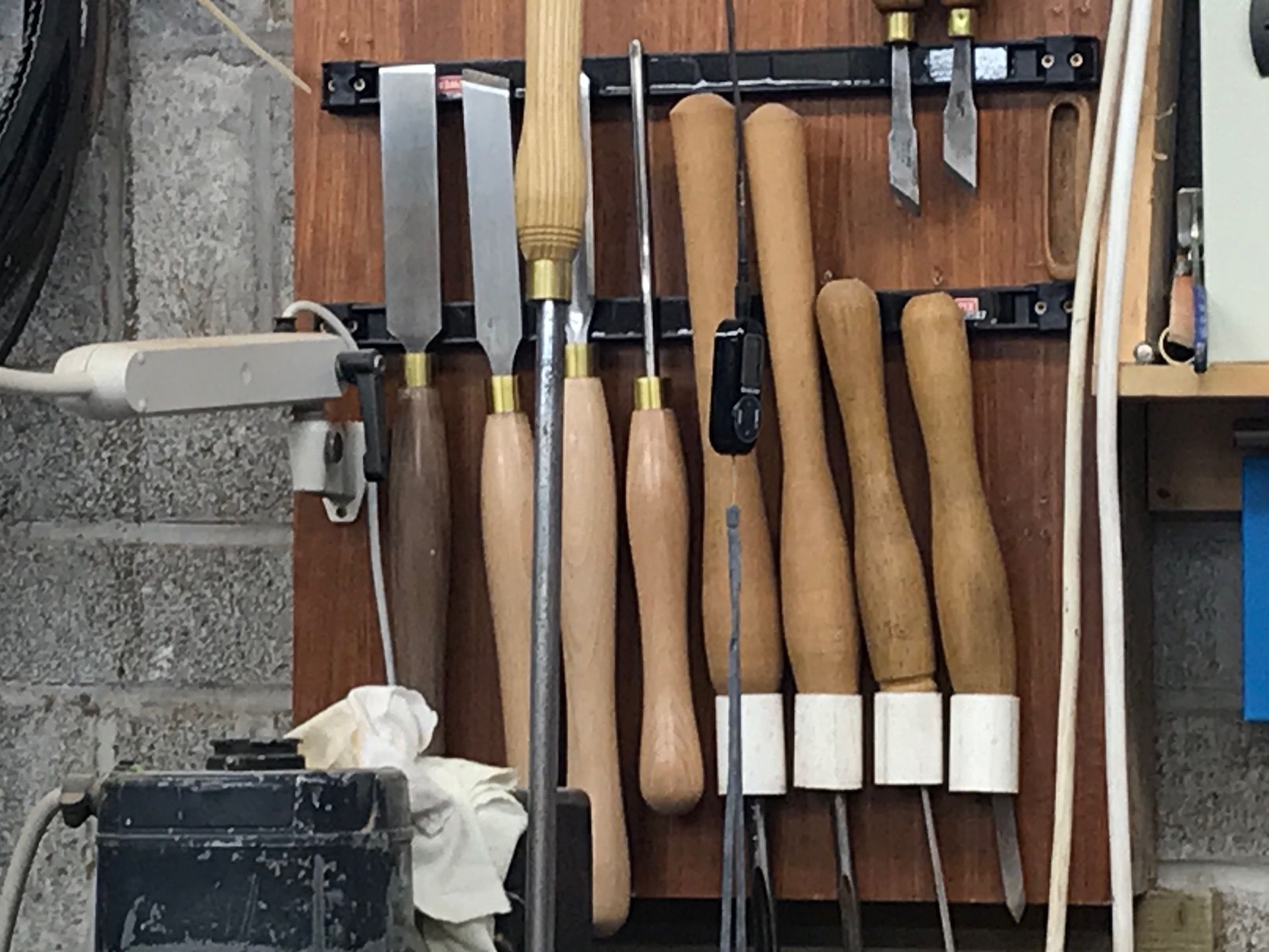 Tools of the trade at Holly Tree Harps
