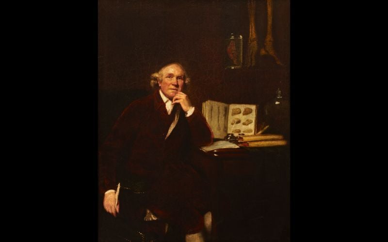 Portrait of John Hunter (1728-1793) by Sir Joshua Reynolds (1723-1792), 1785. (Copyright: Hunterian Museum, Royal College of Surgeons of England.) Portrait of John Hunter (1728-1793) by Sir Joshua Reynolds (1723-1792), 1785. (Copyright: Hunterian Museum, Royal College of Surgeons of England.)