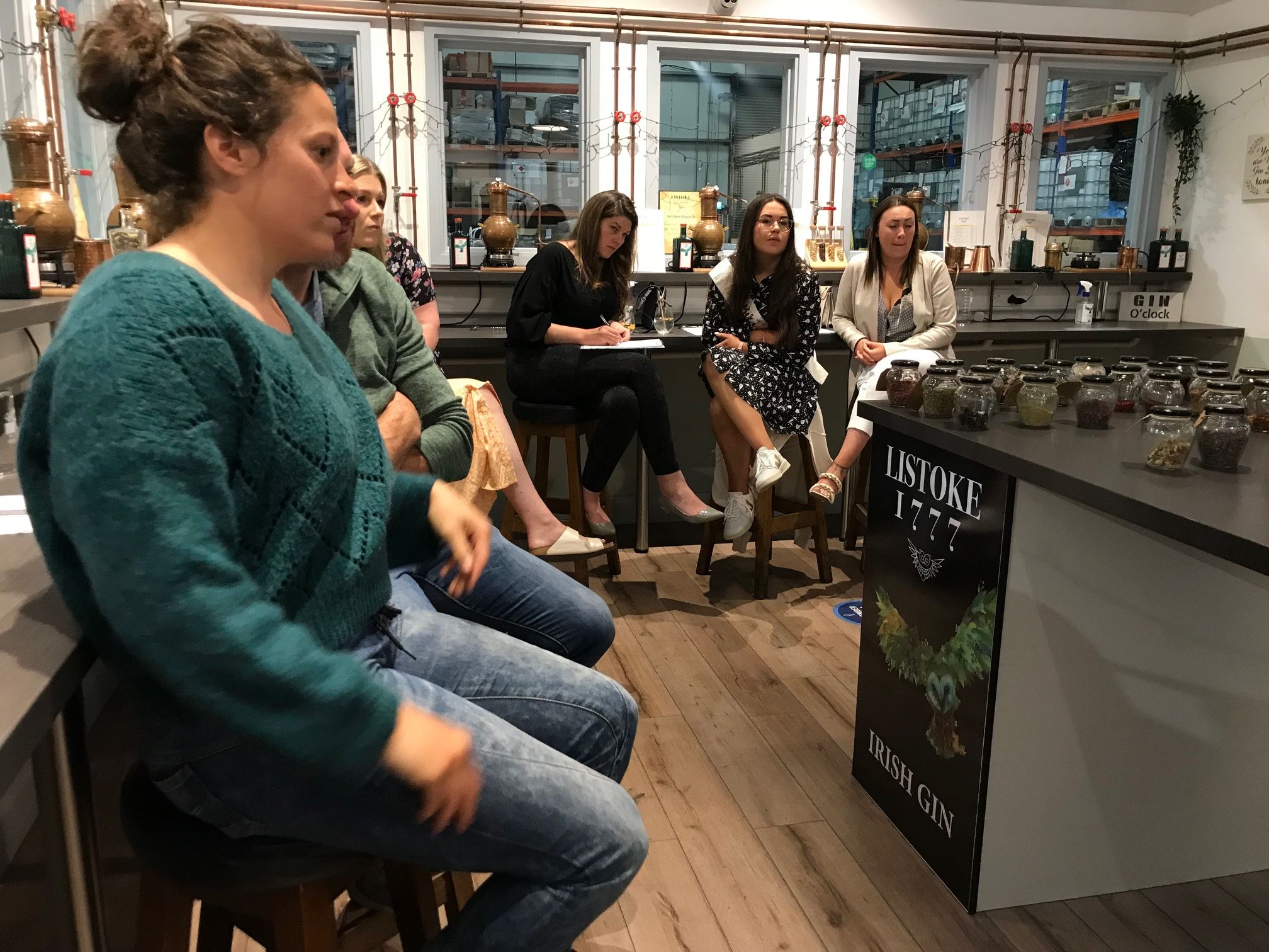 Learning the art of distilling gin at Listoke