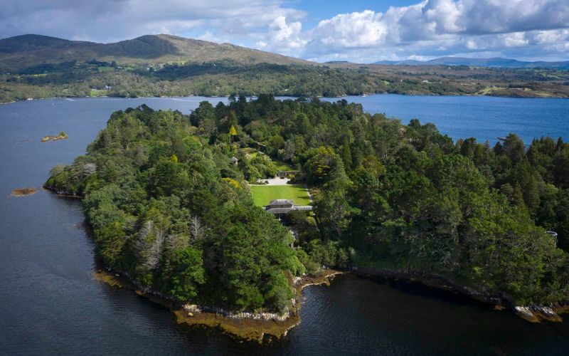 An aerial view of Garnish Island. (Ireland's Content Pool)