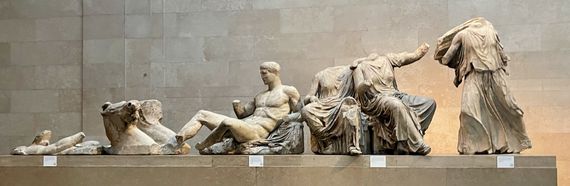 The famous Parthenon marbles are still being held at The British Museum The famous Parthenon marbles are still being held at The British Museum