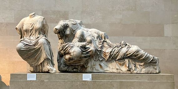 The famous Parthenon marbles are still being held at The British Museum in London The famous Parthenon marbles are still being held at The British Museum in London