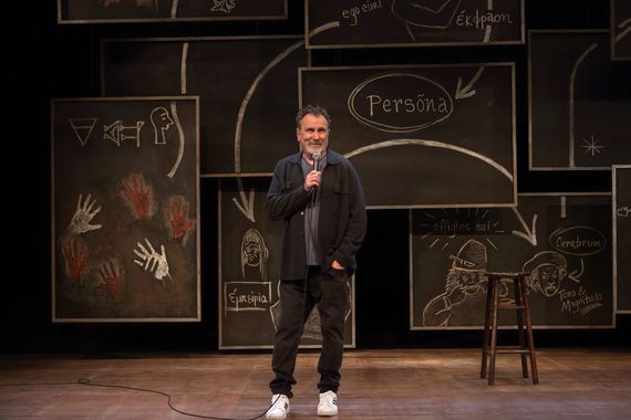 Colin Quinn back on stage in "Small Talk." Colin Quinn back on stage in "Small Talk."