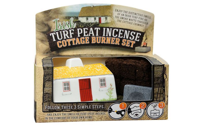 Irish cottage turf peat incense