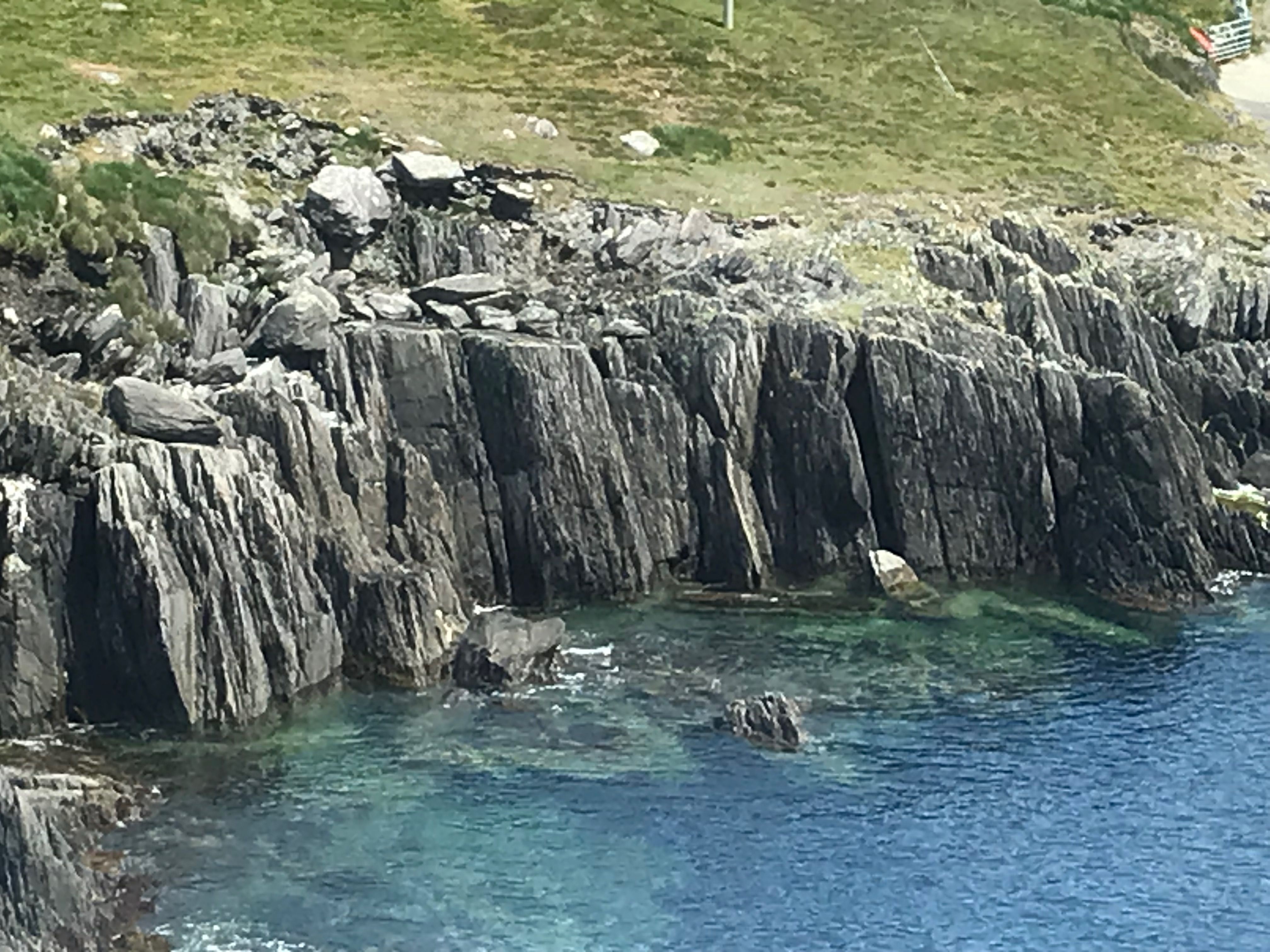 Cliffs from above