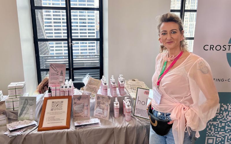 Niamh Hogan, founder of Holos Skincare. Niamh Hogan, founder of Holos Skincare.