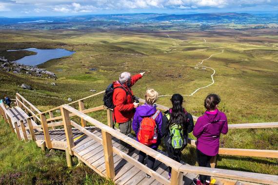 Cuilcagh Boardwalk Trail. Cuilcagh Boardwalk Trail.