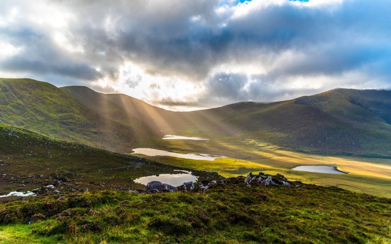 Connemara Sun Rays by Bryan Hembling
