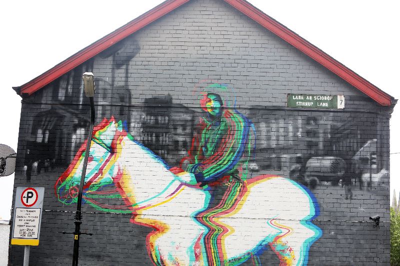 The 'Horseboy' mural in Dublin in 2019. (RollingNews.ie) The 'Horseboy' mural in Dublin in 2019. (RollingNews.ie)
