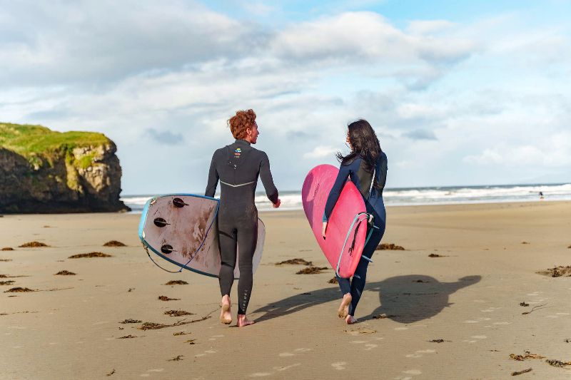 Surfers in Bundoran, Co Donegal. (Ireland's Content Pool) Surfers in Bundoran, Co Donegal. (Ireland's Content Pool)