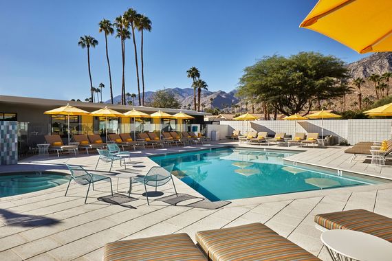 Twin Palms resort in Palm Springs, California. Twin Palms resort in Palm Springs, California.