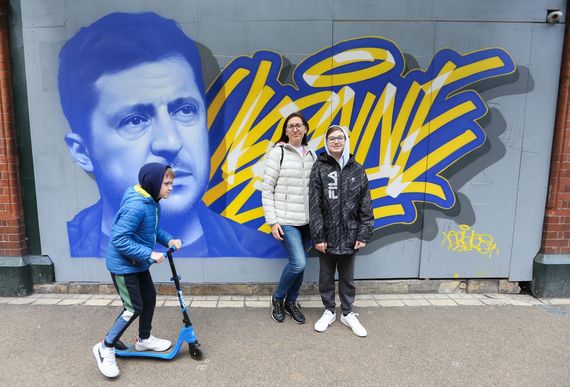 Street art in support of Ukraine. Street art in support of Ukraine.