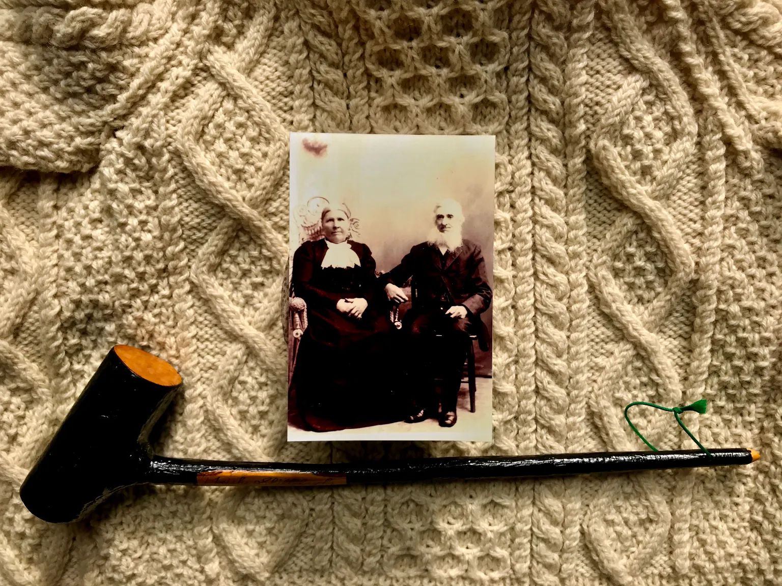 Family from Canada and Ireland – This is a portrait of Catherine Summers Walsh (1833-1909), and her husband Michael J. Walsh Sr. (1812-1901), great-great-grandparents of Jannet L. Walsh of Murdock, Minnesota. Undated photo, late 1890s to early 1900s. The couple married at St. Mary’s Cathedral, Kingston, Ontario, Canada, 1857. They had eight children born in Ontario, and baptized on Wolfe Island, Ontario.