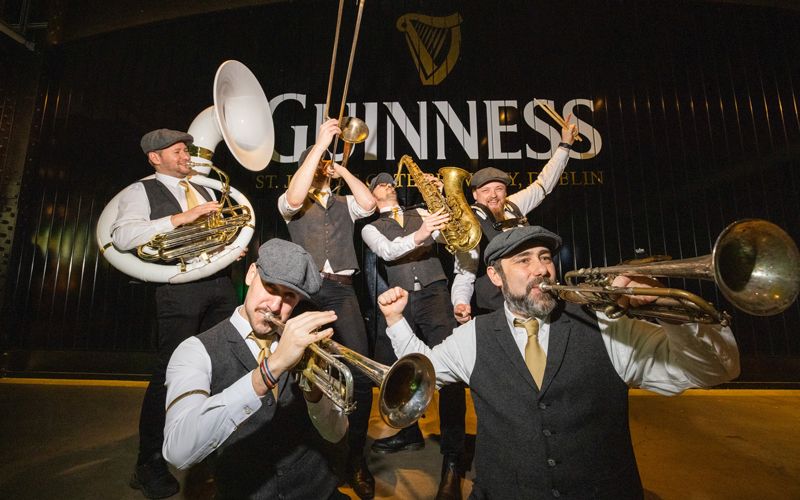 Entertainment at Guinness Storehouse.