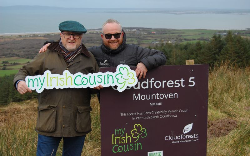 My Irish Cousin has teamed up with Cloudfores to plant one native Irish tree on behalf of every customer who rents a car in 2023