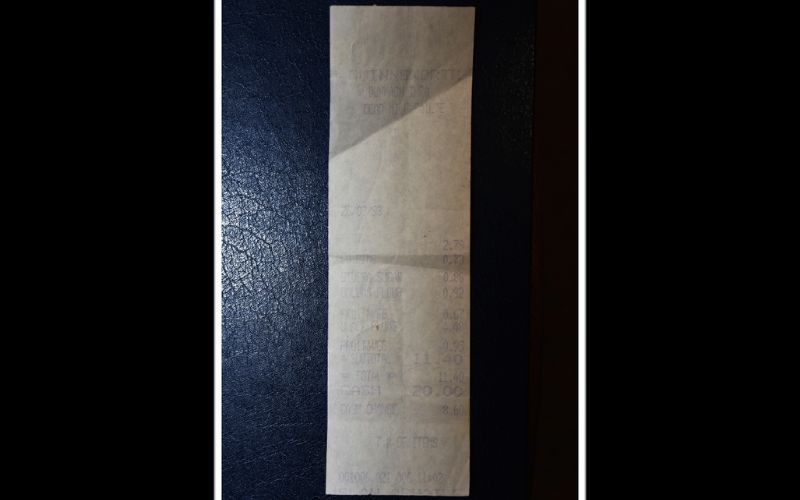 Annie McCarrick's receipt from Quinnsworth, Sandymount Road, dated March 26, 1993. (An Garda Síochána) Annie McCarrick's receipt from Quinnsworth, Sandymount Road, dated March 26, 1993. (An Garda Síochána)