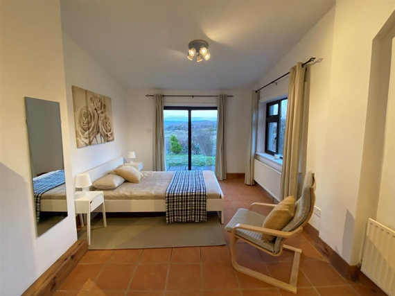 On of the two bedrooms at Creggans, Letterfrack. On of the two bedrooms at Creggans, Letterfrack.