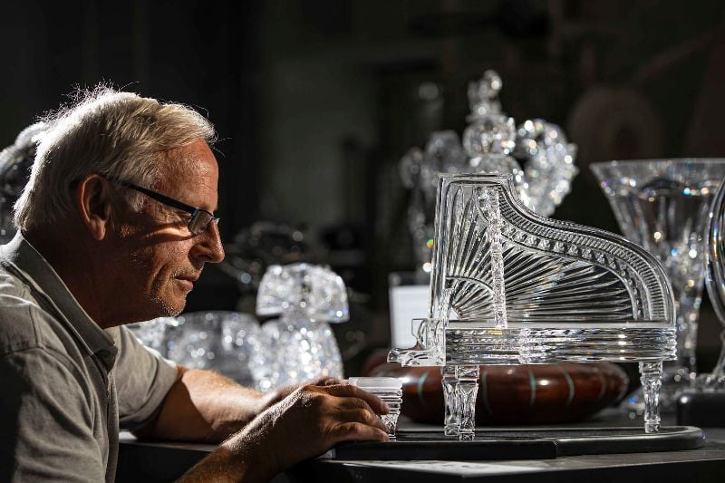 House of Waterford Crystal, Master Craftsman Kenneth McEvoy Co Waterford. (Ireland's Content Pool) House of Waterford Crystal, Master Craftsman Kenneth McEvoy Co Waterford. (Ireland's Content Pool)