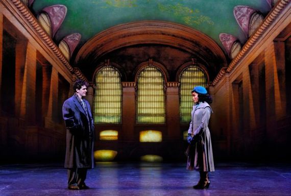 Colton Ryan and Anna Uzele in "New York, New York." (Paul Kolnik) Colton Ryan and Anna Uzele in "New York, New York." (Paul Kolnik)