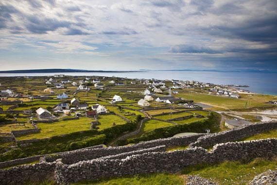 The village of Inisheerin, on the Aran Islands, County Galway. The village of Inisheerin, on the Aran Islands, County Galway.