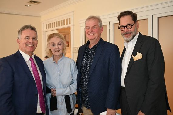 June 8, 2023: Minister of State Seán Fleming, Charlotte Moore, Ciarán O’Reilly, David Staller at the Irish Consulate in NYC.
