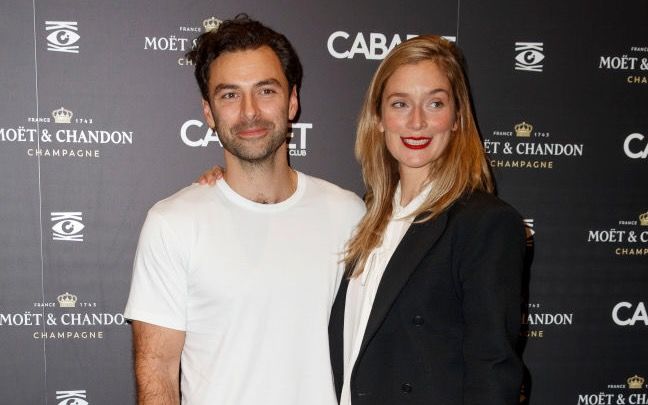 Aidan Turner and Caitlin Fitzgerald attend the Gala Night performance of "Cabaret at the Kit Kat Club" on October 27, 2022 in London, England. Credit: Getty Images