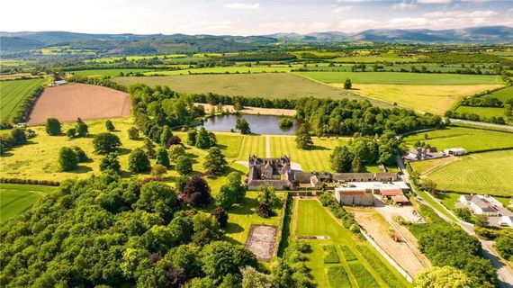 An aerial shot of the Barnes Estate. An aerial shot of the Barnes Estate.