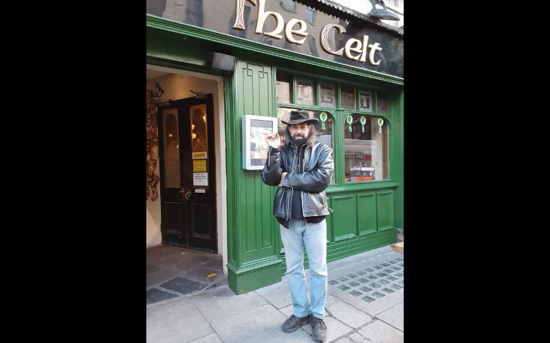 Stephen Termini in Dublin. Stephen Termini in Dublin.