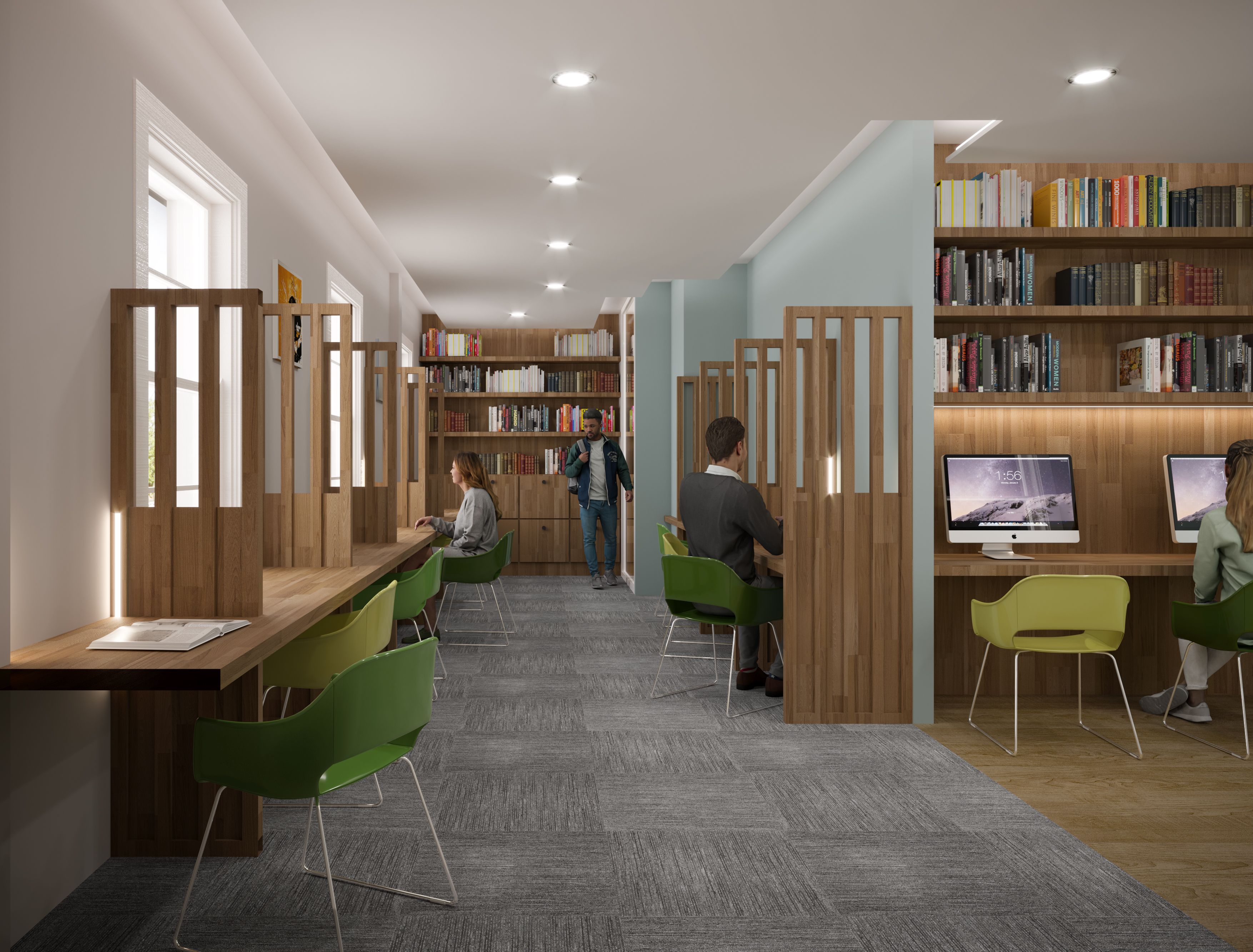 The scriptorium at the new Seamus Heaney Centre. Queen's