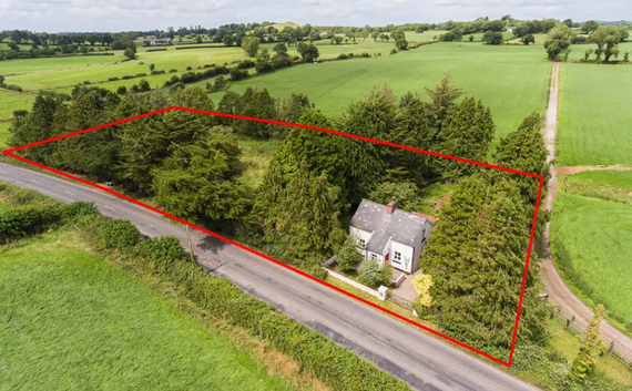 An aerial view of the land. An aerial view of the land.