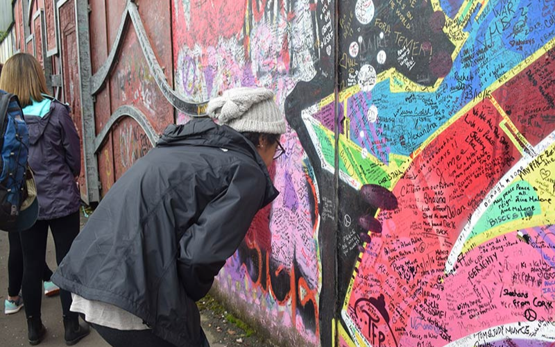 Peace Wall, Belfast, Northern Ireland